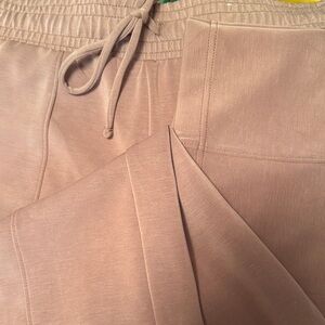 Two pairs FLX Jogger Pants-Tan & Gray